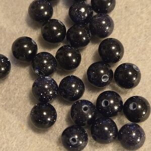 Galaxy Blue Sandstone Natural Gemstones